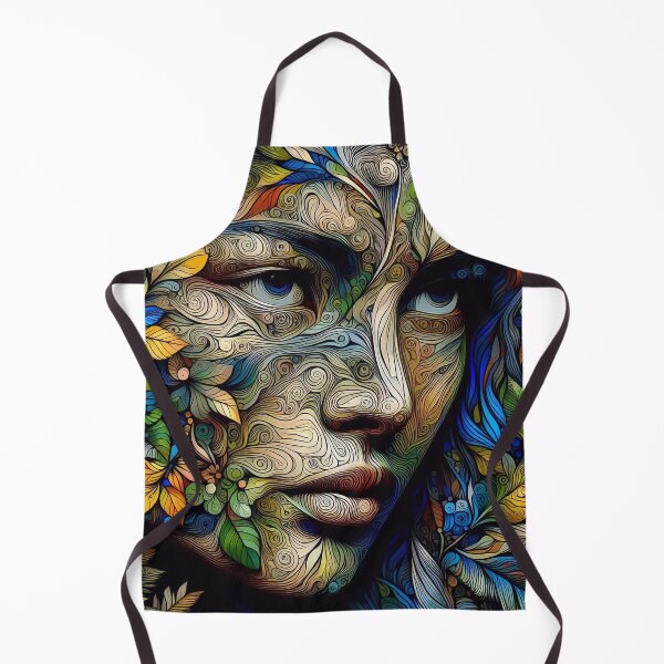 Item preview, CamoGaze: Woman's Face Morphed in Trippy Forest designed and sold by WhimsyRealm.