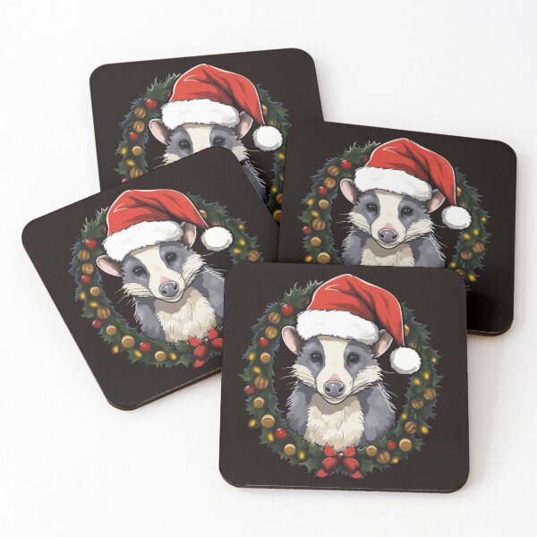 Item preview, Christmas Opossum designed and sold by creativellashop.