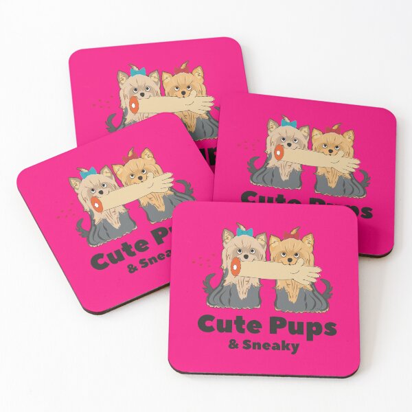 Item preview, Cute Pups & Sneaky. Yorkshire terrier designed and sold by haniku.