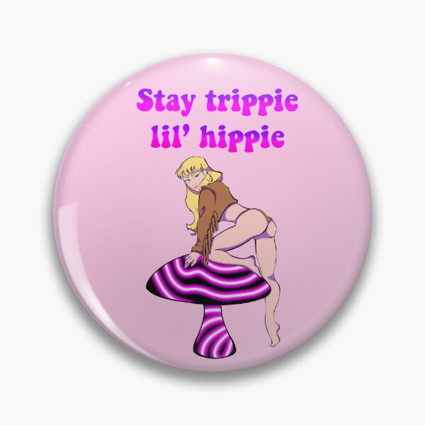 Item preview, Stay Trippy lil Hippy Mushroom designed and sold by janamatrix.