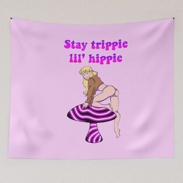 Item preview, Stay Trippy lil Hippy Mushroom designed and sold by janamatrix.