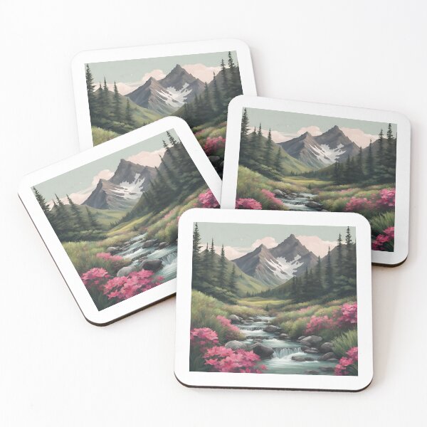 Item preview, Lush Mountainscape  designed and sold by CharmStudio.