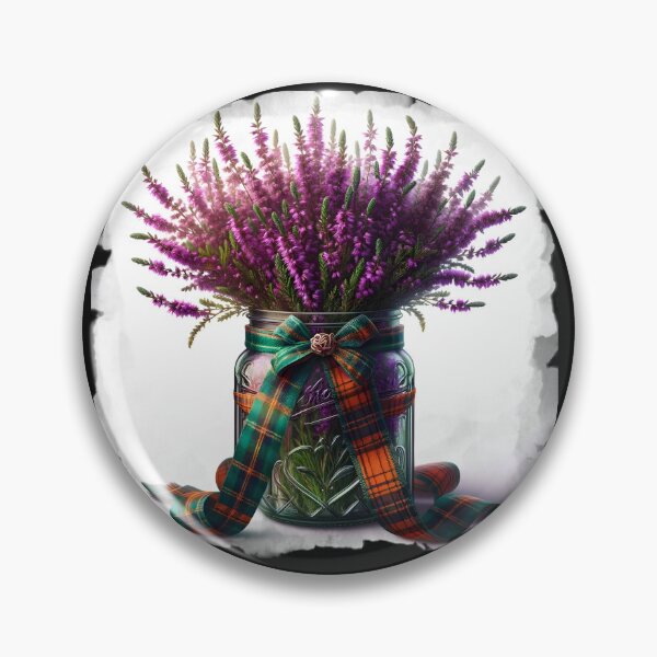 Item preview, Purple Scottish Heather in a Mason Jar designed and sold by Truck Stop One.