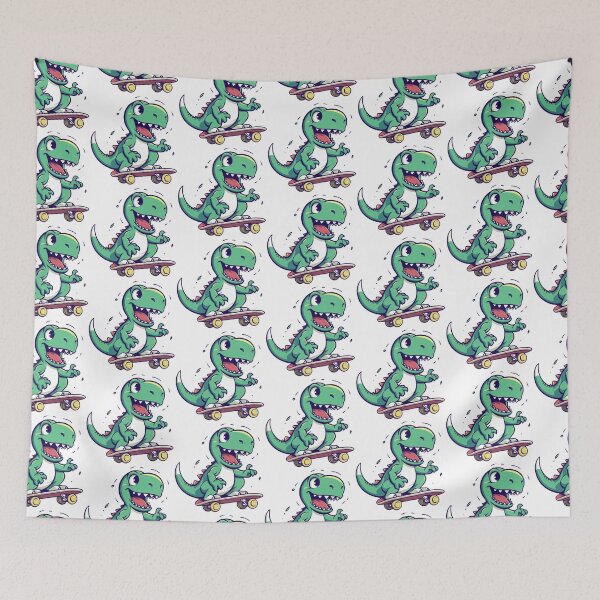 Item preview, Dinosaur Skateboarder, Dino Skater designed and sold by TyGuySupply.