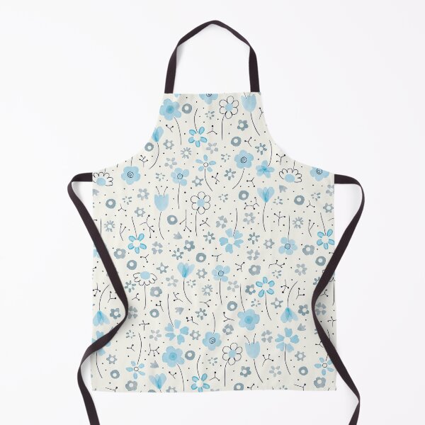 Item preview, Patrón de flores silvestres de acuarela. Versión azul claro designed and sold by Origillus.