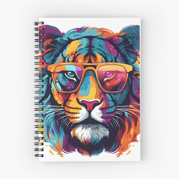 Aperçu de l'œuvre Tigre avec des lunettes créée et vendue par ZefirDesign.