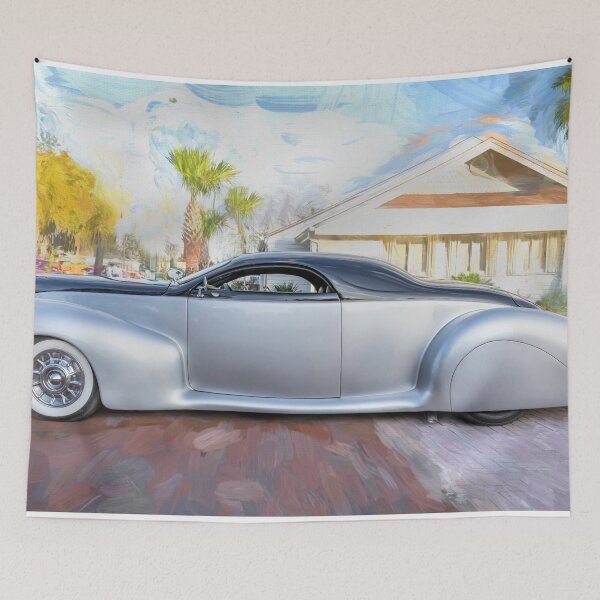 Item preview, 1938 Silver Lincoln Zephyr 3 Window Coupe X128 designed and sold by RichFrancoCars.