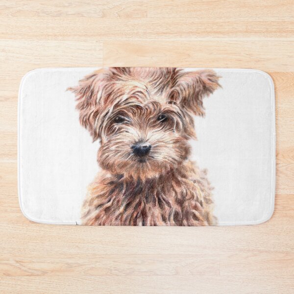 Item preview, cute puppy coloured pencil drawing for charity designed and sold by JayTCee.