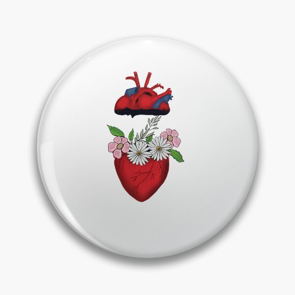 Item preview, Flowers frame the human heart designed and sold by Ysmn66.