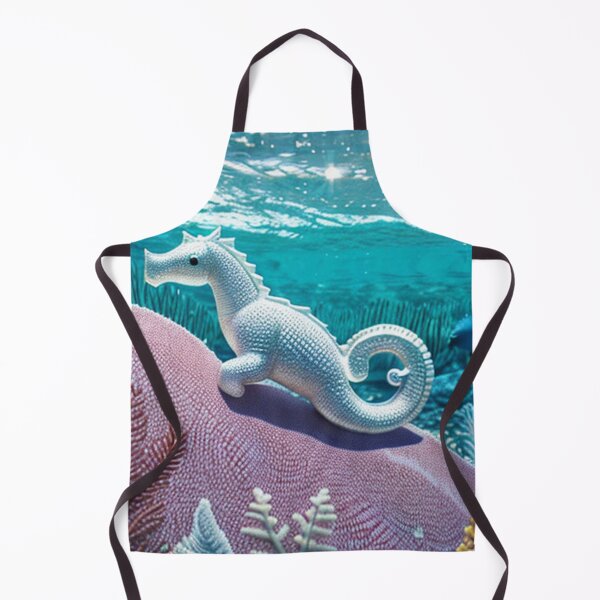 Item preview, Seahorse painted in realism designed and sold by PatronesKawai.