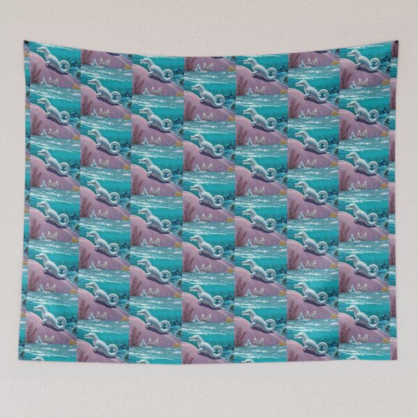 Item preview, Seahorse painted in realism designed and sold by PatronesKawai.