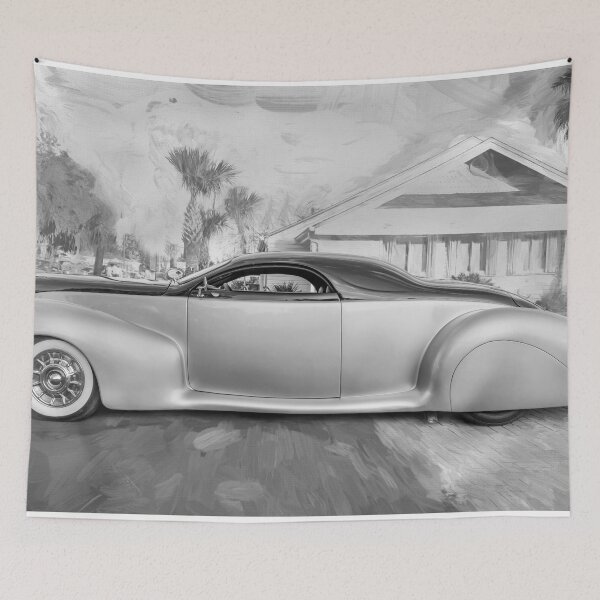 Item preview, 1938 Silver Lincoln Zephyr 3 Window Coupe X129 designed and sold by RichFrancoCars.