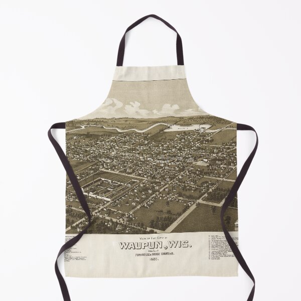 Item preview, Waupun, Wisconsin (1885) designed and sold by allhistory.