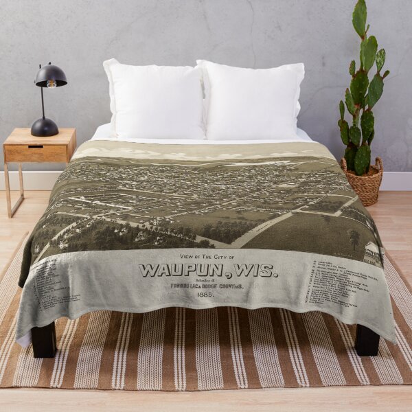Item preview, Waupun, Wisconsin (1885) designed and sold by allhistory.