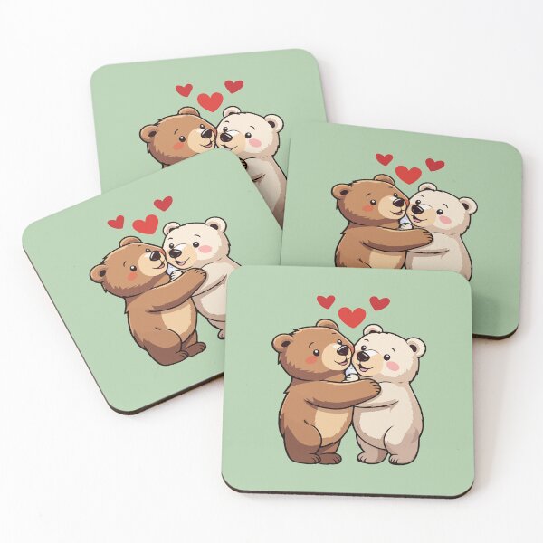 Item preview, Wild bear love designed and sold by StickerLab4.