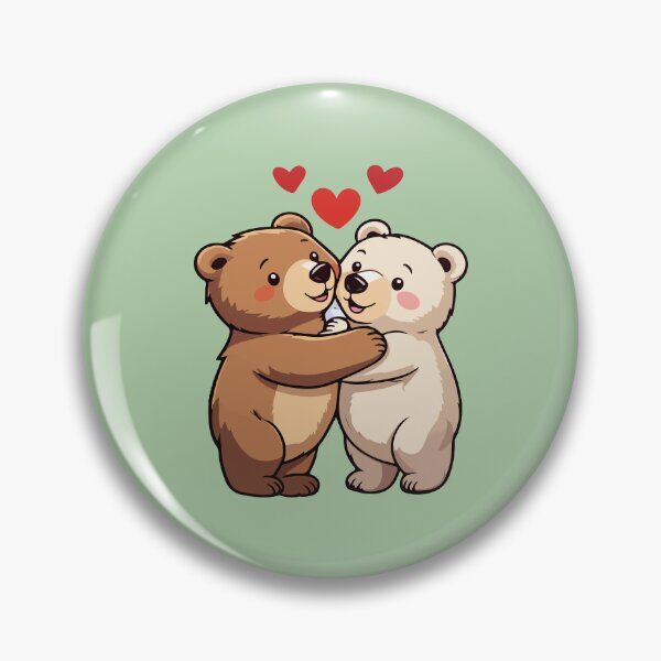 Artikelvorschau, Wilde Bärenliebe entworfen und verkauft von StickerLab4.