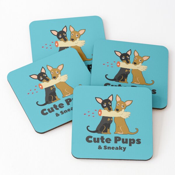 Item preview, Cute Pups & Sneaky. Pinscher designed and sold by haniku.
