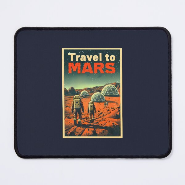 Item preview, Travel to Mars - Vintage Poster Style - Sci-Fi designed and sold by Fenay Designs.