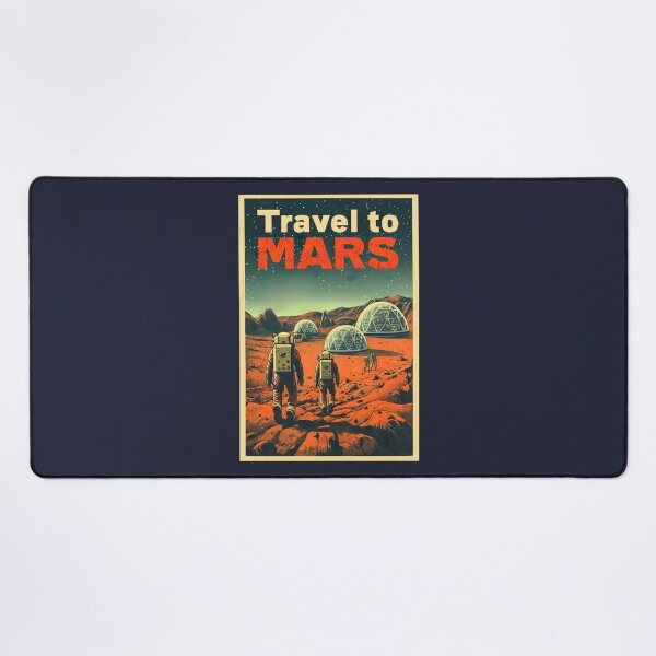 Item preview, Travel to Mars - Vintage Poster Style - Sci-Fi designed and sold by Fenay Designs.