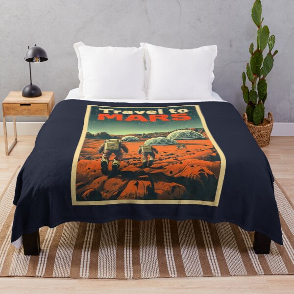 Item preview, Travel to Mars - Vintage Poster Style - Sci-Fi designed and sold by Fenay Designs.