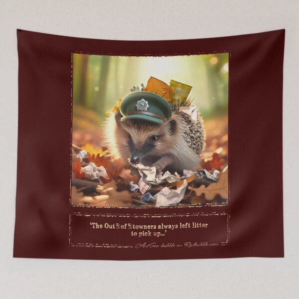 Item preview, (With text) 'The Out-of-towners always left litter to pick up...' designed and sold by ArtSea-Bubble.