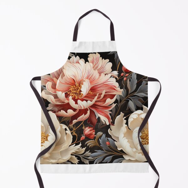 Item preview, Peony Tile 26: Ruffled Symphony in Blush and Blossom, Rose-Kissed Dreams on Leafy Thrones designed and sold by TheBrainArt.