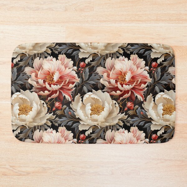 Item preview, Peony Tile 26: Ruffled Symphony in Blush and Blossom, Rose-Kissed Dreams on Leafy Thrones designed and sold by TheBrainArt.