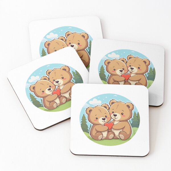 Item preview, Eternal bear love! designed and sold by StickerLab4.