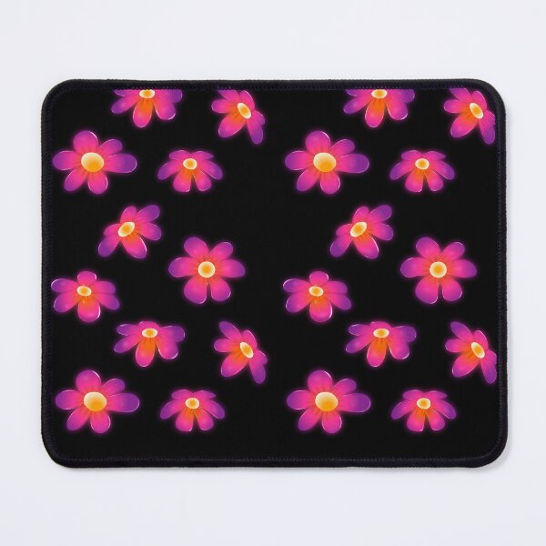 Item preview, Pink Neon Black Flowers designed and sold by PeacockThrone25.