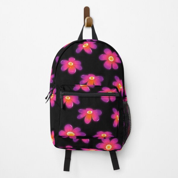Item preview, Pink Neon Black Flowers designed and sold by PeacockThrone25.