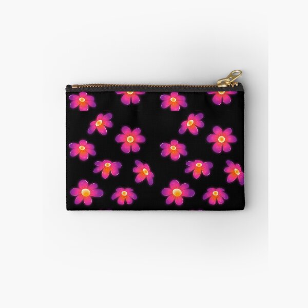 Item preview, Pink Neon Black Flowers designed and sold by PeacockThrone25.
