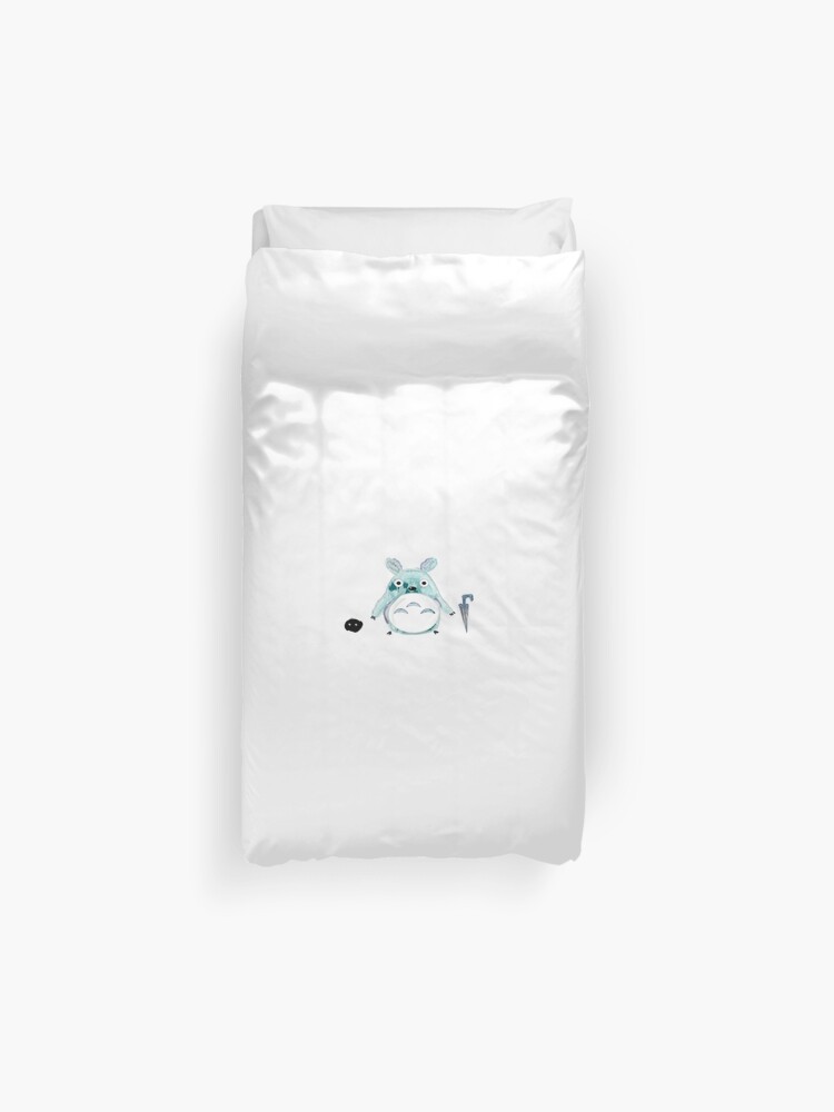 Colored Totoro Duvet Cover By Monikacz Redbubble