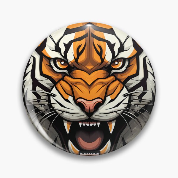 Artikelvorschau, Brüllender Tiger Logo entworfen und verkauft von ganznice.