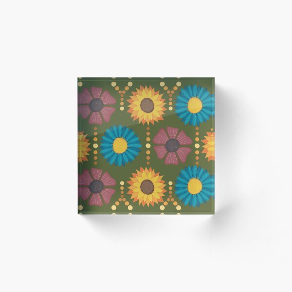 Item preview, Groovy Flower Garden designed and sold by Cute Curations.