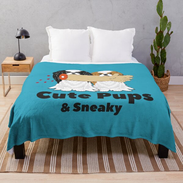 Item preview, Cute Pups & Sneaky. Japanese Chin designed and sold by haniku.