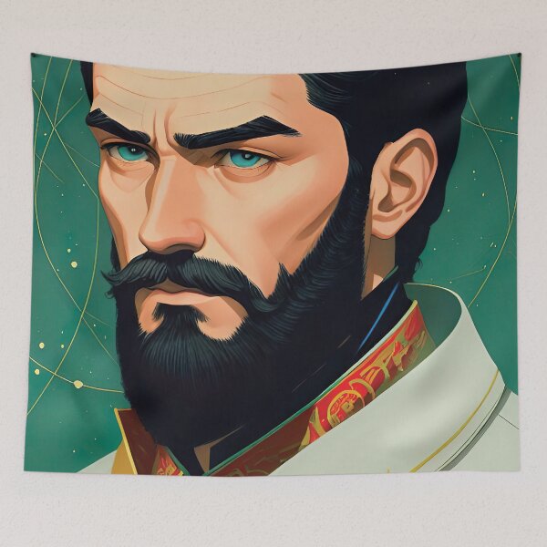 Item preview, Slavic Gentleman Portrait designed and sold by FriskyLemur.