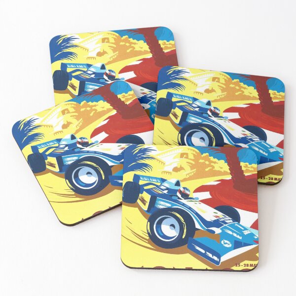 Item preview, Monaco Grand Prix 1995 Poster - Classic F1 Monaco GP Art designed and sold by Road To Track.