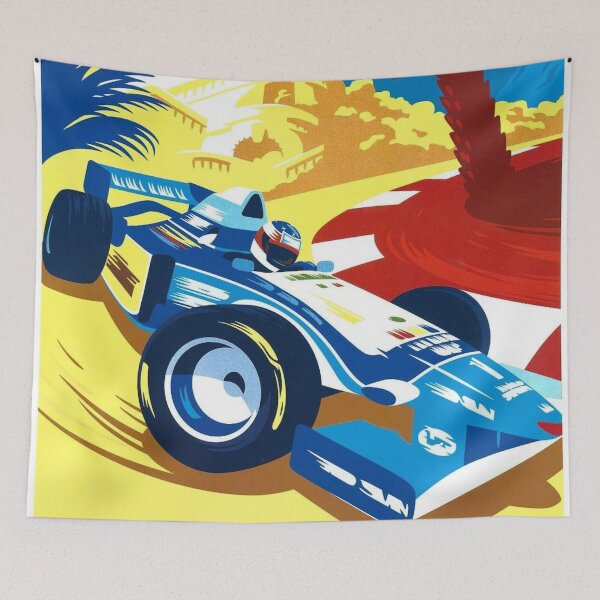 Item preview, Monaco Grand Prix 1995 Poster - Classic F1 Monaco GP Art designed and sold by Road To Track.