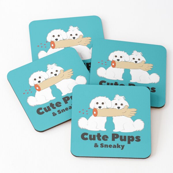 Item preview, Cute Pups & Sneaky. Maltese dog designed and sold by haniku.