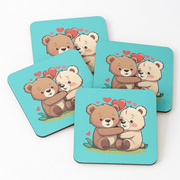 Item preview, Little bears hugging designed and sold by StickerLab4.