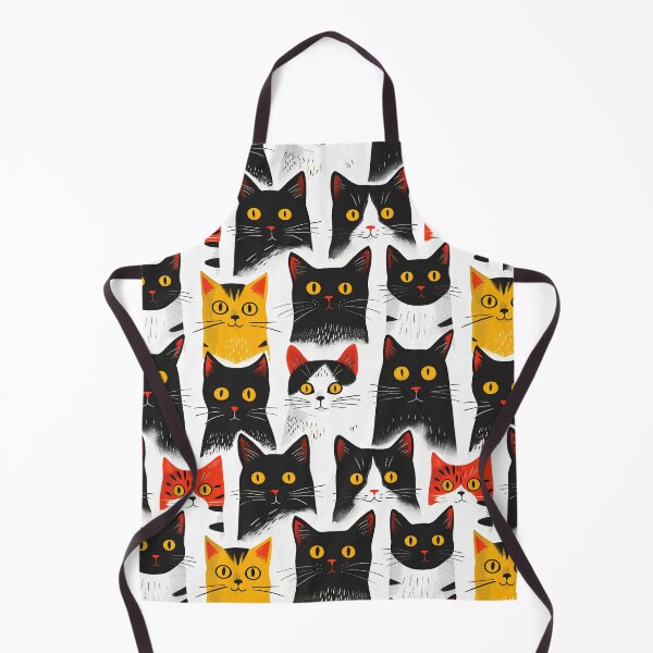 Item preview, Colorful cats pattern designed and sold by randrdesign.