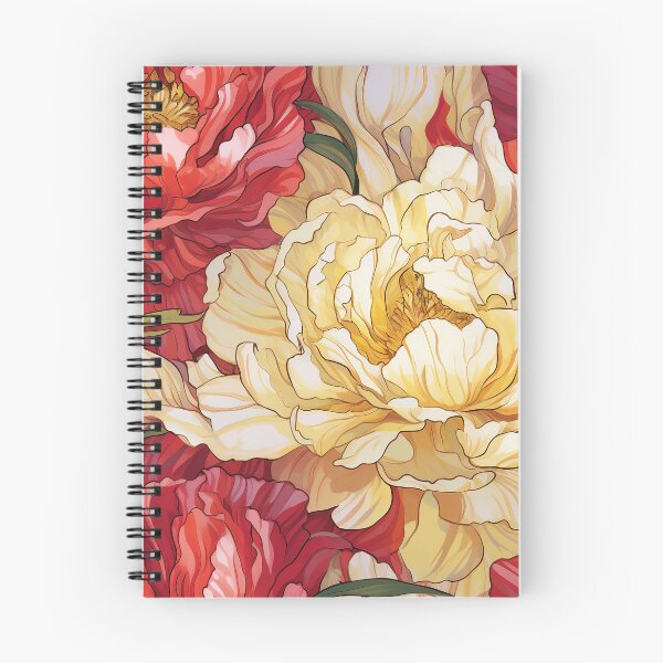 Item preview, Peony Tile 28: Ruffled Symphony in Blush and Blossom, Rose-Kissed Dreams on Leafy Thrones designed and sold by TheBrainArt.