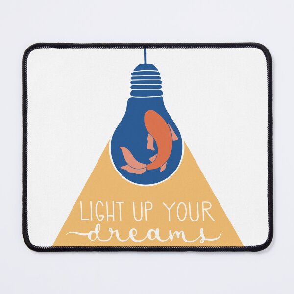 Item preview, Light up your dreams lightbulb fish designed and sold by CreatologyLab.