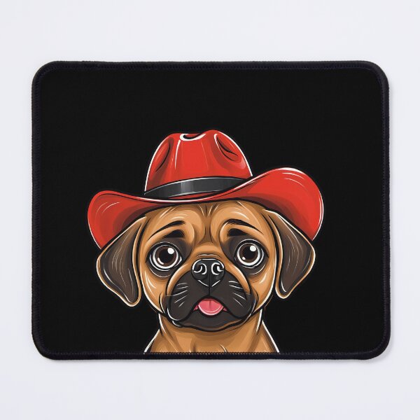 Item preview, Red Hat Puggle Cowboy designed and sold by Ben Del Vacchio.