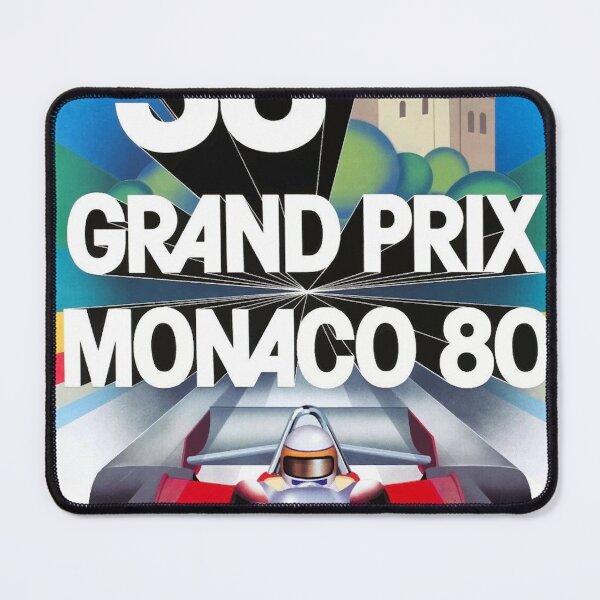 Item preview, Monaco Grand Prix 1980 - Vintage Formula 1 Racing Poster designed and sold by Road To Track.