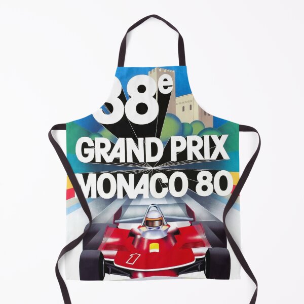 Item preview, Monaco Grand Prix 1980 - Vintage Formula 1 Racing Poster designed and sold by Road To Track.