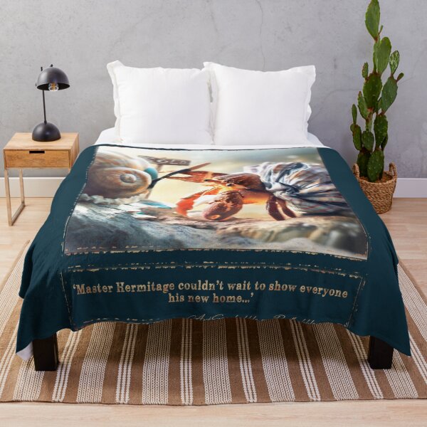Item preview, (With text) 'Master Hermitage couldn't wait to show everyone his new home...' designed and sold by ArtSea-Bubble.