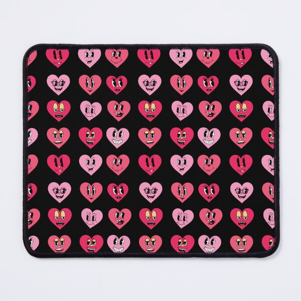 Item preview, Heart Face Pattern designed and sold by MarblesManaged.