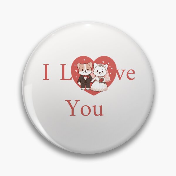 Item preview, Cute Dog Couple I Love You designed and sold by LemuellTrends.