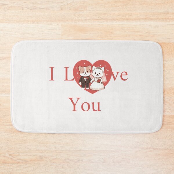 Item preview, Cute Dog Couple I Love You designed and sold by LemuellTrends.